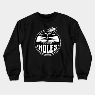 "Black Ice" Holes Crewneck Sweatshirt